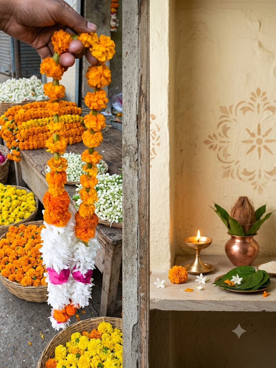 Marigold Garland (Genda Mala)